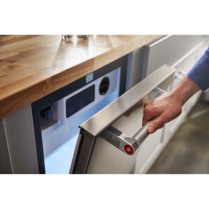 KitchenAid 18 in. Built-In Undercounter Ice Maker with 35 lb. Ice Storage, Auto-Defrost & Digital Control - Stainless Steel with PrintShield Finish, , hires