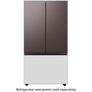 Samsung BESPOKE 3-Door French Door Bottom Panel for Refrigerators - White Glass, , hires