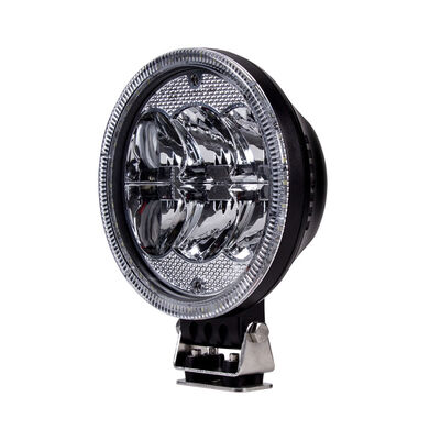 Heise Single 7" 6-LED Round Driving Light | HE-DL6