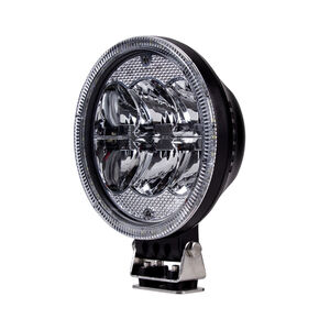 Heise Single 7" 6-LED Round Driving Light, , hires