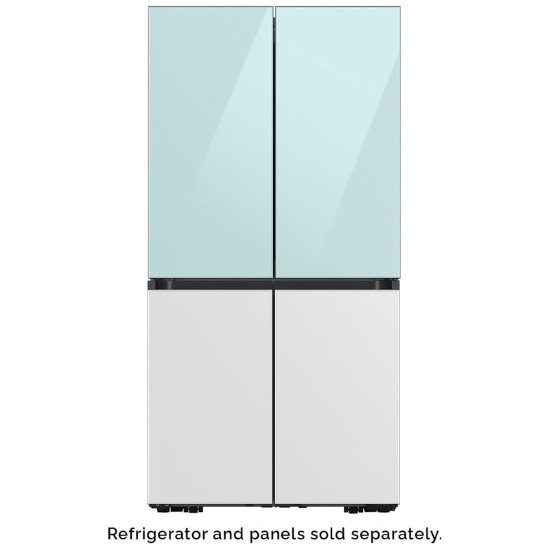 Samsung BESPOKE 4-Door Flex Bottom Panel for Refrigerators - White Glass, , hires