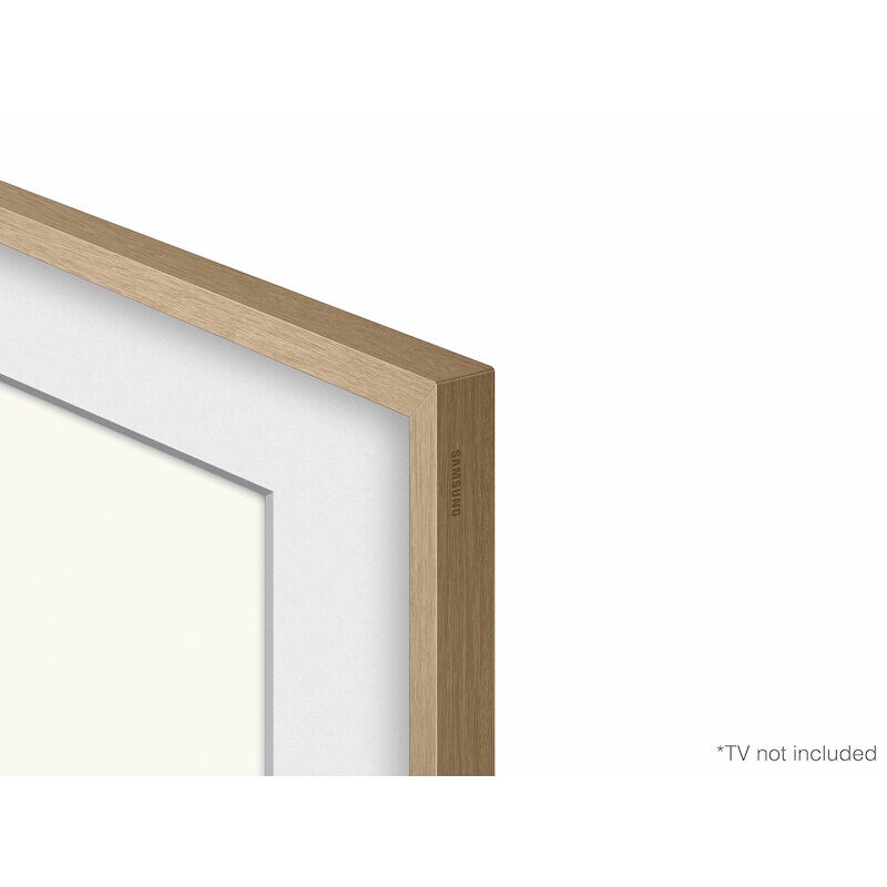 Samsung 43" The Frame Customizable Bezel Compatible with Samsung 2021-2024 The Frame TVs - Modern Teak, , hires