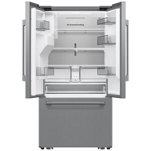 Samsung Bespoke 36 in. 24.0 cu. ft. Smart Counter Depth French Door Refrigerator with Ice & Water Dispenser - Fingerprint Resistant Stainless Steel, , hires