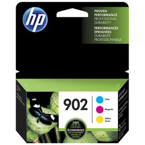 HP 902 Series 3 Color Original Printer Ink Cartridge - 3 Pack, , hires