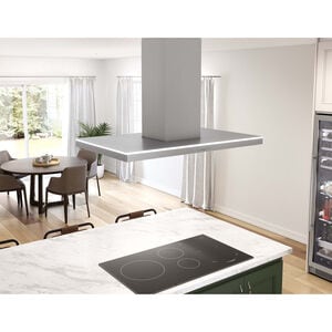 Zephyr Luce Series 42 in. Convertible Chimney Style Range Hood with 600 CFM, 5 Fan Speeds & 4 LED Lights - Stainless Steel, , hires