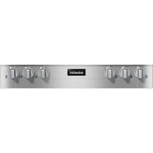 Miele Professional Series 36 in. Natural Gas Cooktop with 6 Sealed Burners - Clean Steel, , hires
