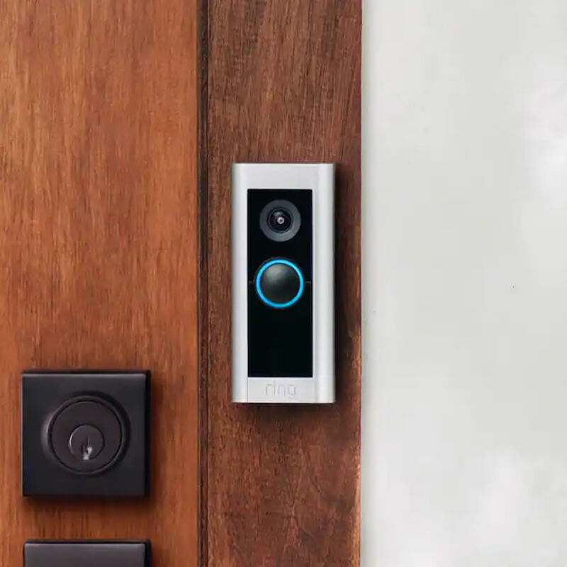 オーディオ機器 ポータブルプレーヤー Ring - Video Doorbell Pro 2 Smart WiFi Video Doorbell Wired 