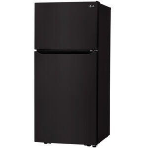 LG 30 in. 20.2 cu. ft. Top Freezer Refrigerator - Black, Black, hires