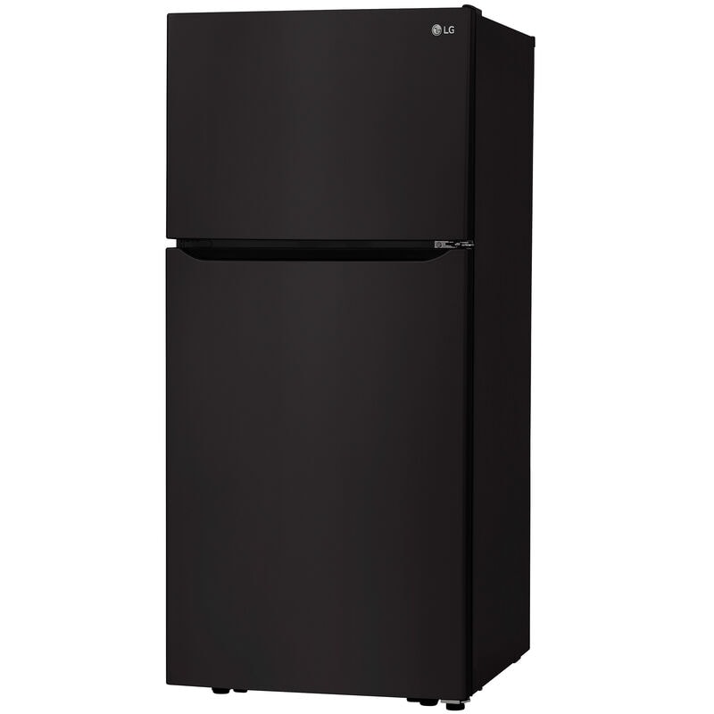 LG 30 in. 20.2 cu. ft. Top Freezer Refrigerator - Black, Black, hires