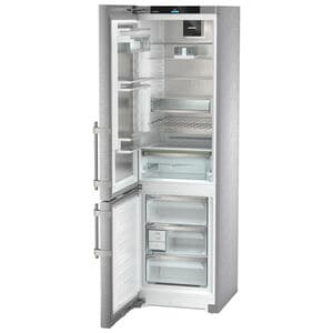 Liebherr Peak 24 in. 12.8 cu. ft. Smart Counter Depth Bottom Freezer Refrigerator Left Hinged - Stainless Steel, , hires