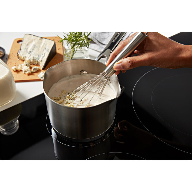 KitchenAid 36 in. 5-Burner Induction Cooktop with Simmer Burner & Power Burner - Stainless Steel, , hires