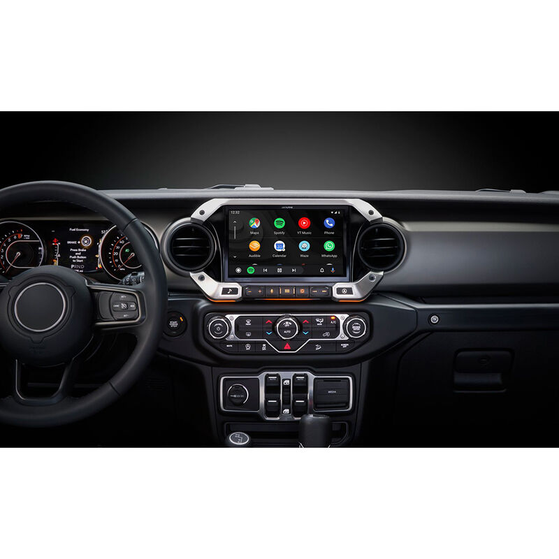 Alpine 9" Weather-Resistant Digital Media Receiver with Hi-Res Audio Playback for 2018-Up Jeep Wrangler JL and Gladiator, , hires