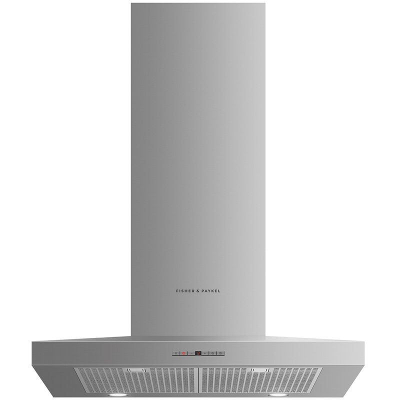 Fisher & Paykel Series 7 30 in. Convertible Chimney Style Range Hood with 600 CFM, 4 Fan Speeds & 2 LED Lights - Stainless Steel, , hires