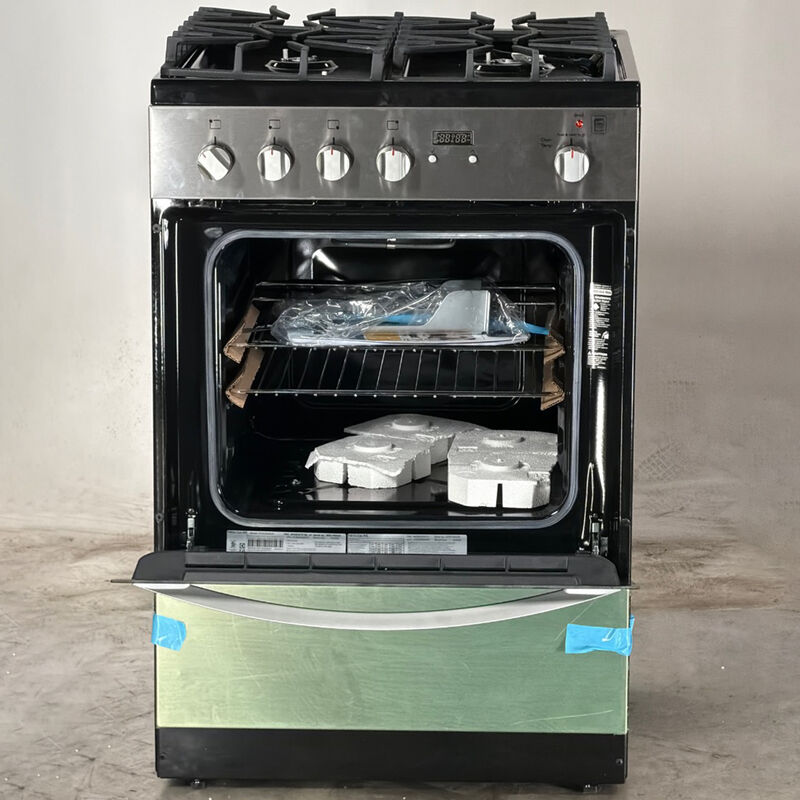 Frigidaire 24 in. 1.9 cu. ft. Gas Range with 4 Sealed Burners - Stainless Steel (Open Box Excellent Condition), , hires