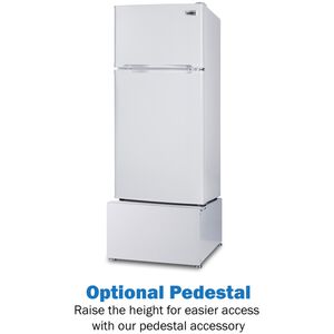 Summit 19 in. 4.3 cu. ft. Mini Fridge with Top Freezer - White, , hires
