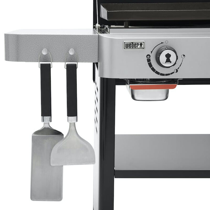 Weber 36 in. 4-Burner Liquid Propane Gas Flat Top Griddle with Side Tables and 756 sq. in. Cooking Surface - Black, , hires