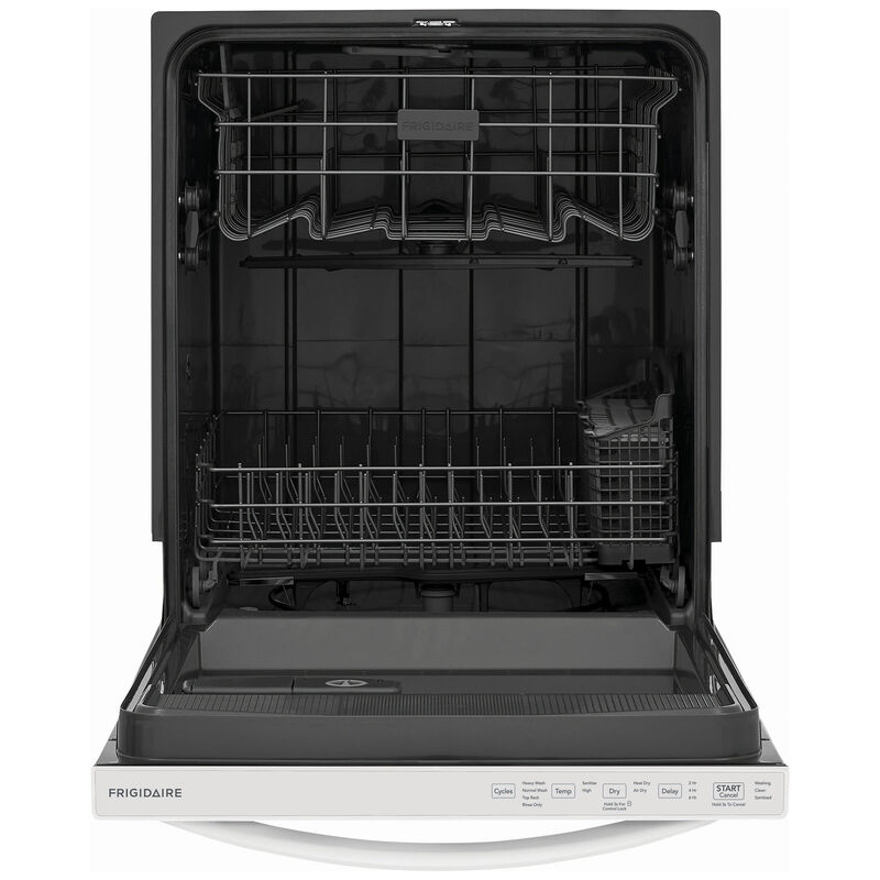 Frigidaire 24 in. Top Control Dishwasher with 52 dBa Sound Level & MaxDry - White, White, hires