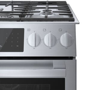 Bosch Benchmark 30 in. 4.8 cu. ft. Standard Convection Slide-In Gas Range with 5 Sealed Burners - Stainless Steel, , hires