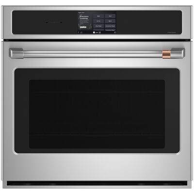 Cafe Professional Series 30 in. 5.0 cu. ft. Smart Electric Single Wall Oven with True European Convection - Stainless Steel | CTS90DP2ZS1