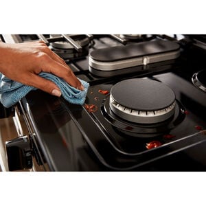 Whirlpool 30 in. 5.1 cu. ft. Gas Range with 5 Sealed Burners - Black, Black, hires