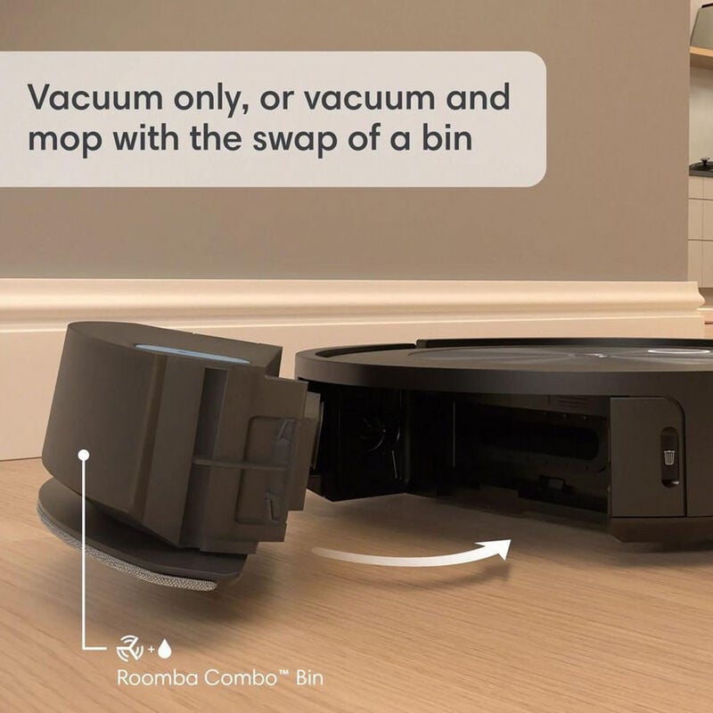 iRobot Roomba Combo j5+ Wi-Fi Connected Auto-Empty Robotic Vacuum/Mop Combo with Voice-Control & Cleaning Station, , hires