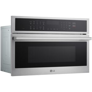 LG 30 in. 1.7 cu. ft. Smart Speed Electric Single Wall Oven with Standard Convection & Sensor Cooking - Stainless Steel, , hires