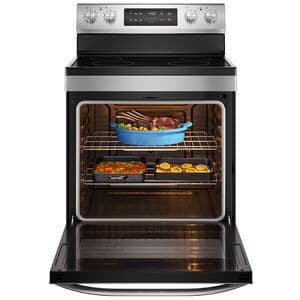 Midea 30 in. 6.3 cu. ft. Electric Range with Radiant Burners - Stainless Steel, Stainless Steel, hires