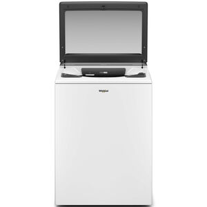 Whirlpool 27 in. 4.8 cu. ft. Smart Top Load Washer with Load & Go Dispenser & Sanitize with Oxi - White, White, hires