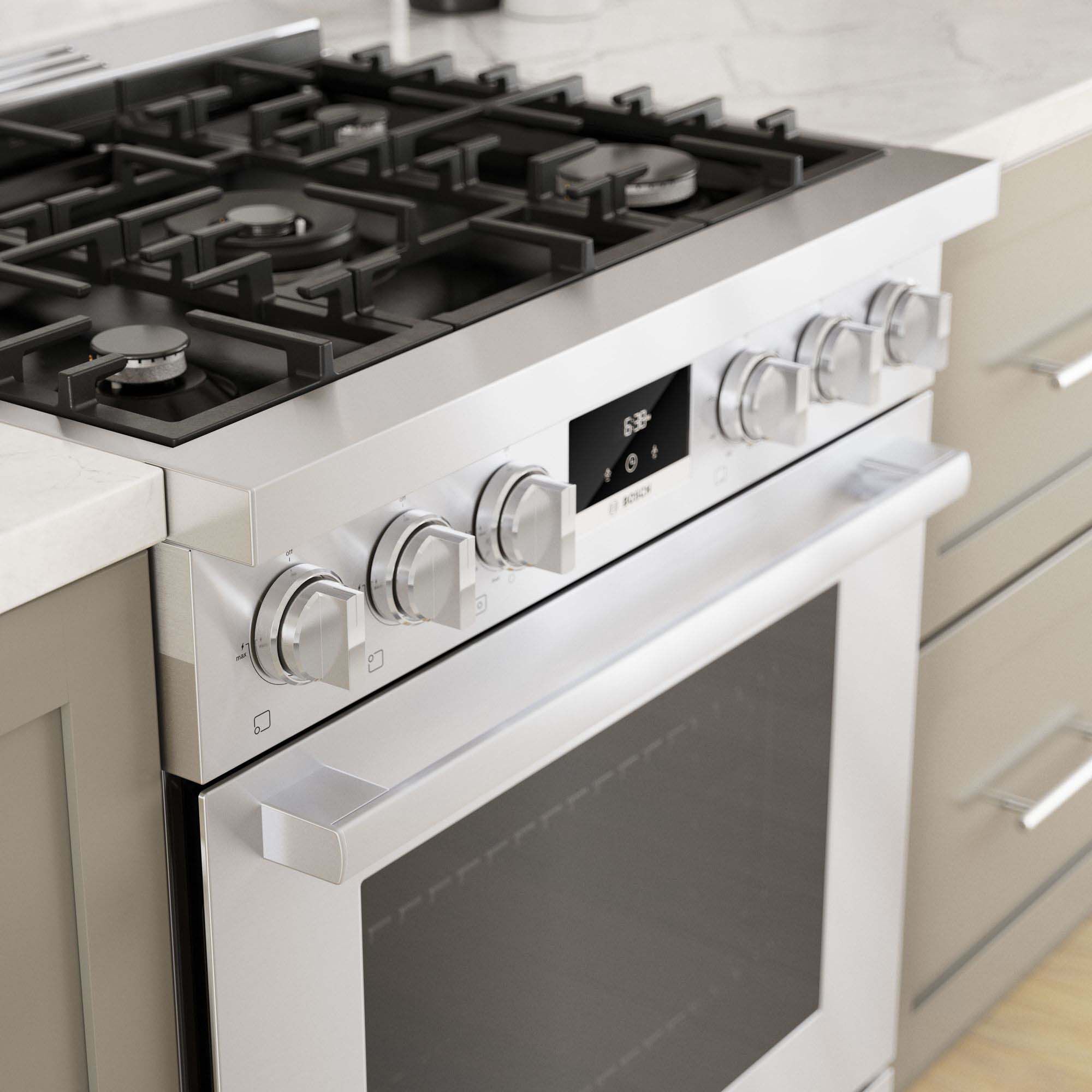 Bosch white oven and hob outlet