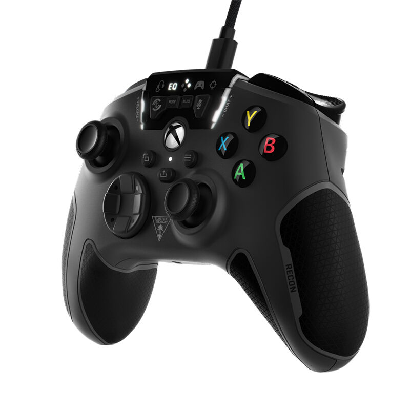 Xbox Series X|S & PC Electric Black Controller by PDP
