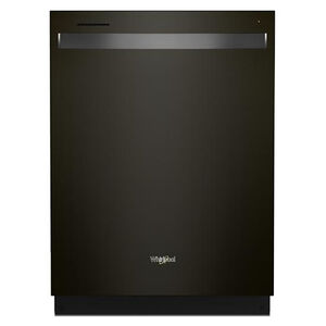 Whirlpool 24 in. Built-In Dishwasher with Top Control, 13 Place Settings, 5 Wash Cycles & Sanitize Cycle - Fingerprint Resistant Black Stainless, Fingerprint resistant Black Stainless, hires