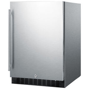 Summit 24 in. 4.6 cu. ft. Built-In Beverage Center with Adjustable Shelves & Digital Control - Stainless Steel, , hires