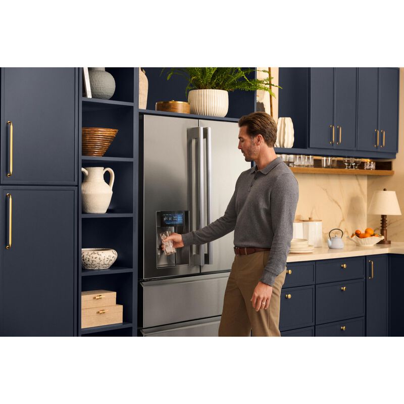 LG Signature 36 in. 21.7 cu. ft. Smart Counter Depth 4-Door French Door Refrigerator with Ice & Water Dispenser - PrintProof Stainless Steel, , hires