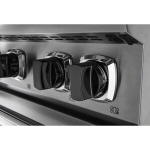 Viking 7 Series 36 in. 5.6 cu. ft. True European Convection Dual Fuel Range with 4 Sealed Burners & Griddle - Stainless Steel, , hires