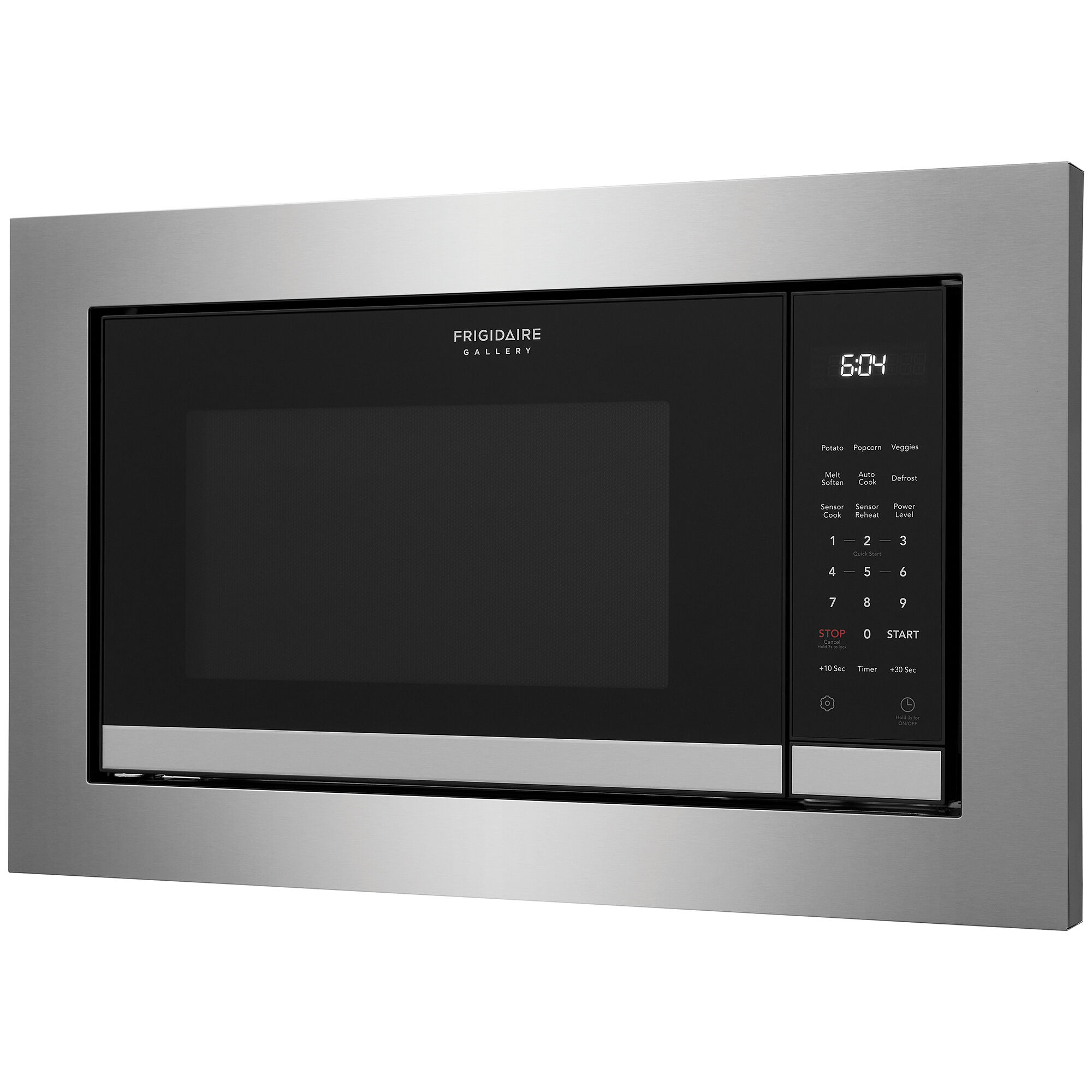 Integrated microwave store stainless steel