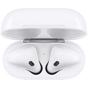Apple AirPods In-Ear Wireless Headphones with Standard Charging Case (Gen 2) - White, , hires