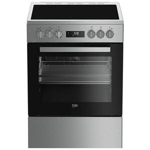 Beko 24 in. 2.5 cu. ft. True European Convection Electric Range with Smoothtop Burners - Stainless Steel, , hires