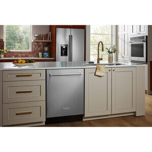 KitchenAid 24 in. Top Control Dishwasher with 39 dBa Sound Level & 3rd-Rack - Stainless Steel with PrintShield Finish, Stainless Steel with PrintShield Finish, hires