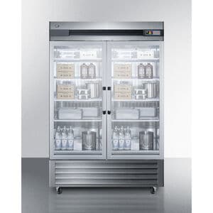 Summit 55 in. 49.0 cu. ft. Freezerless Refrigerator - Stainless Steel, , hires