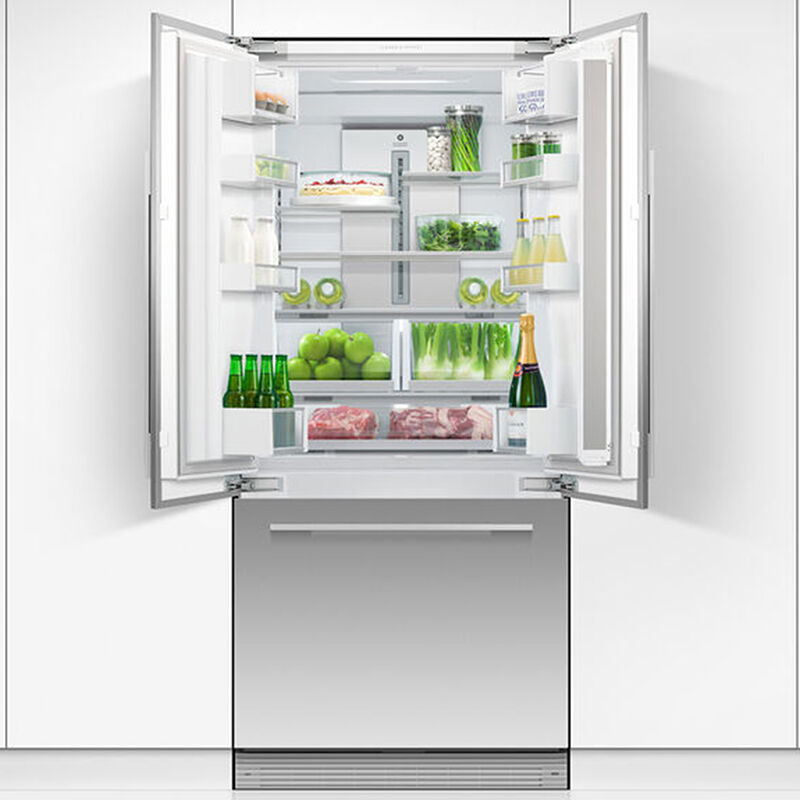Fisher & Paykel Series-7 Integrated 32 in. 14.7 cu. ft. Built-In Counter Depth French Door Refrigerator with Ice Maker - Custom Panel Ready, , hires