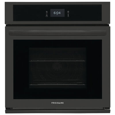 Frigidaire 27" 3.8 Cu. Ft. Electric Wall Oven with Standard Convection & Self Clean - Black | FCWS2727AB