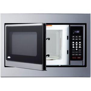 Summit 24 in. 1.2 cu. ft. 1000W Built-In Microwave - Stainless Steel (Trim Kit Included), , hires