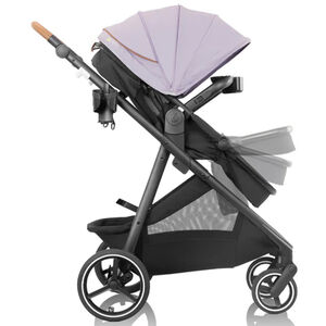 Evenflo Shyft Intuiti+ Stroller with Green & Gentle Fabric - Agate, , hires