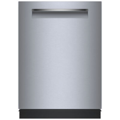 Bosch 500 Series 24 in. Smart Built-In Dishwasher with Top Control, 38 dBA Sound Level, 16 Place Settings, 8 Wash Cycles & Sanitize Cycle - Stainless Steel | SHP95CM5N