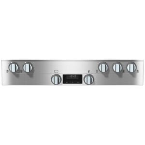 Miele 36 in. 5.8 cu. ft. Dual Convection Gas Range with 4 Sealed Burners & Griddle - Clean Steel, , hires