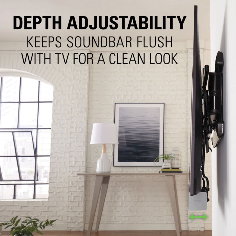 Sanus tv mount with soundbar clearance