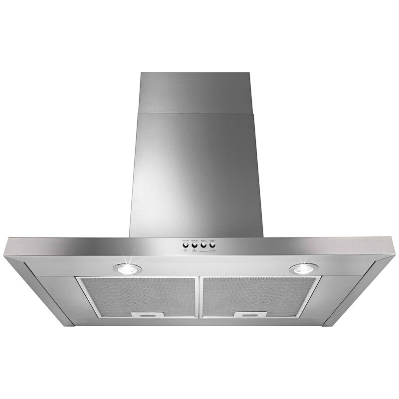 Whirlpool 30 in. Convertible Chimney Style Range Hood with 400 CFM, 3 Fan Speeds & 2 LED Lights - Stainless Steel, , hires