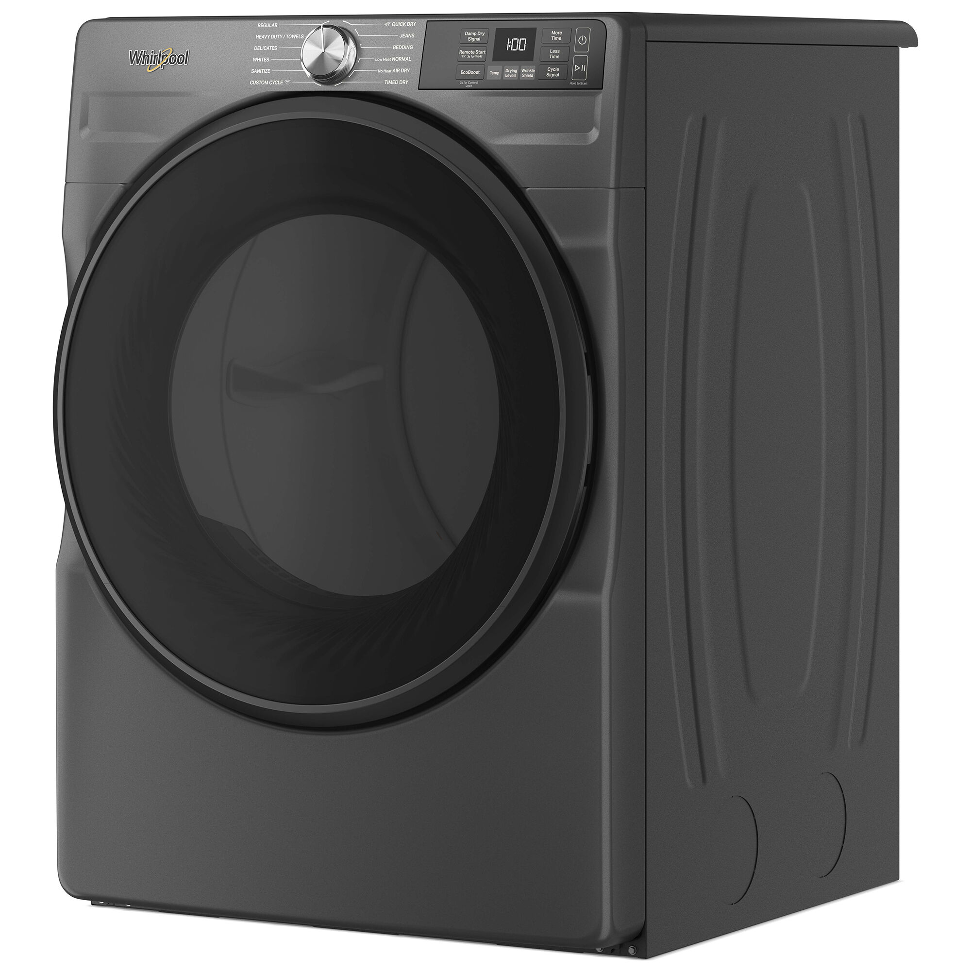 Whirlpool 27 in. 7.4 cu. ft. Smart Stackable Electric Dryer with