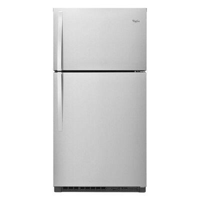 Whirlpool 33 in. 21.3 cu. ft. Top Freezer Refrigerator - Monochromatic Stainless Steel | WRT511SZDM