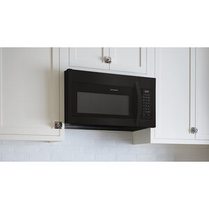Frigidaire 30 in. 1.8 cu. ft. Over-the-Range Microwave with 10 Power Levels & 300 CFM - Black, Black, hires
